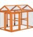 Pawhut Large Wooden Chicken Run