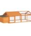 PawHut Wooden Chicken Run