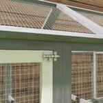 PawHut Chicken Run, Wooden Chicken Coop w/ Combinable Design - Grey - Image 2