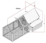 Cocoon ECO 10002N - Chicken Coop & Run ECO 10002N - Image 3